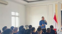 Mantapkan Soliditas Regu Pengamanan, Rutan Kelas I Bandar Lampung Gelar Rapat Dinas
