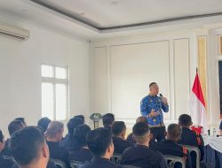 Mantapkan Soliditas Regu Pengamanan, Rutan Kelas I Bandar Lampung Gelar Rapat Dinas