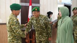 Pangkat Naik, Tanggung Jawab Bertambah, Danrem 043/Gatam Tekankan Keteladanan Prajurit