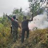 HUT TNI ke 81 , Dandim 0410/KBL dan Jajaran Gelar Kerja bakti di Pasar Tamin
