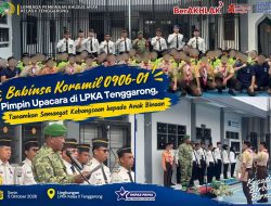 Babinsa Koramil 0906-01 Pimpin Upacara di LPKA Tenggarong, Tanamkan Semangat Kebangsaan kepada Anak Binaan