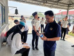 Pastikan Bersih dari Narkoba, Rutan Bandar Lampung Tes Urine 10 Warga Binaan Secara Acak