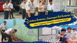Lahan Terbatas, Semangat Tak Terbatas: LPKA Tenggarong Optimalkan Ketahanan Pangan