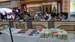 Narkoba Jaringan Internasional Dibongkar Polda Lampung