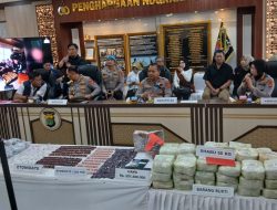 Narkoba Jaringan Internasional Dibongkar Polda Lampung
