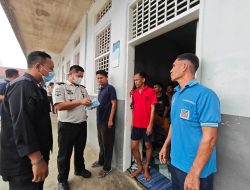 Wujudkan Lingkungan Aman, Lapas Tebo Bagikan Masker dan Tingkatkan Kewaspadaan Hadapi Dampak Asap Karhutla.