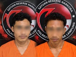 Dua Buruh Nyambi Jual Sabu di Bandar Lampung, 11 Gram Disita Polisi