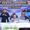 Polda Lampung Ungkap Kejahatan Ekonomi, Amankan Rokok Ilegal, Merkuri Tanpa Dokumen, dan Produk Impor Ilegal