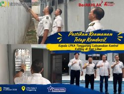 Pastikan Keamanan Tetap Kondusif, Kepala LPKA Tenggarong Laksanakan Kontrol Keliling di Hari Libur