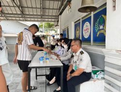 Perkuat Pengawasan dan Pencegahan Narkoba, Rutan Bandar Lampung Laksanakan Tes Urin Warga Binaan