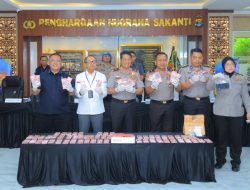 Polda Lampung Bongkar Peredaran Uang Palsu Rp980 Juta, Satu Tersangka Ditangkap di Bakauheni