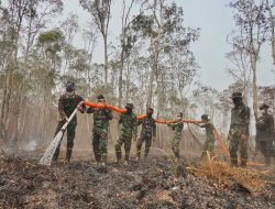 Gubernur Mirza Perkuat Penanganan Karhutla TNWK, Pemadaman Dikebut dan Kesehatan Warga Jadi Perhatian