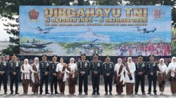 GEMA HUT KE-81 TNI DI SABURAI: TNI KUAT BERSAMA RAKYAT, INDONESIA BERDAULAT