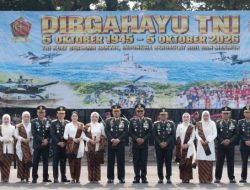 GEMA HUT KE-81 TNI DI SABURAI: TNI KUAT BERSAMA RAKYAT, INDONESIA BERDAULAT