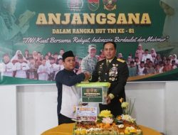 Semarak HUT ke-81 TNI, Kodam XXI/RI Hadir Berbagi di Panti Asuhan