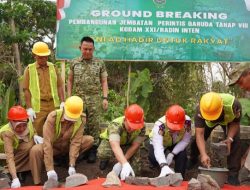 Korem 043/Gatam Mulai Pembangunan Jembatan Perintis Garuda Tahap VIII, Perkuat Aksesibilitas di Sembilan Wilayah